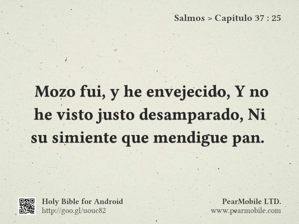 Salmos, Capítulo 37:25